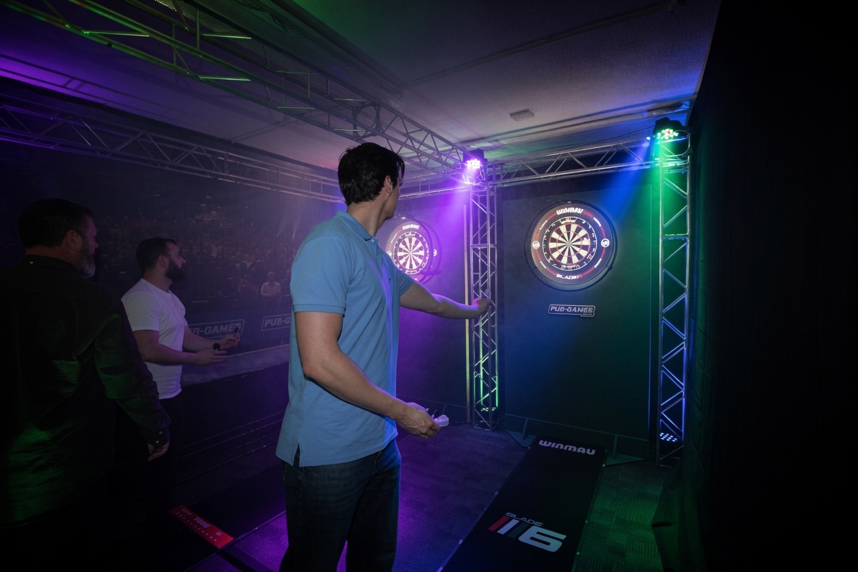 Darts night in action
